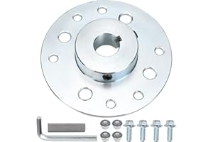 GREHUA Go Kart Sprocket Hub 3/4" Bore 3/16" Keyway with Hardware Kit Compatible with Drift Trike Carter Mini Bike Dune Buggy Quad ATVs Rear Axle Rod Brake Drum Mounting Steel Heavy Duty Parts