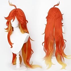 Cosplay Wig Genshin Impact Mavuika Wig Anime