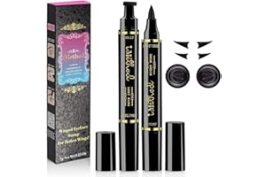 iMethod Eyeliner Stamp 2 Pens Winged Eyeliner Stamp, Perfect Wing Cat Eye Stamp, Long Lasting Liquid Eye Liner, Waterproof & Smudgeproof Makeup