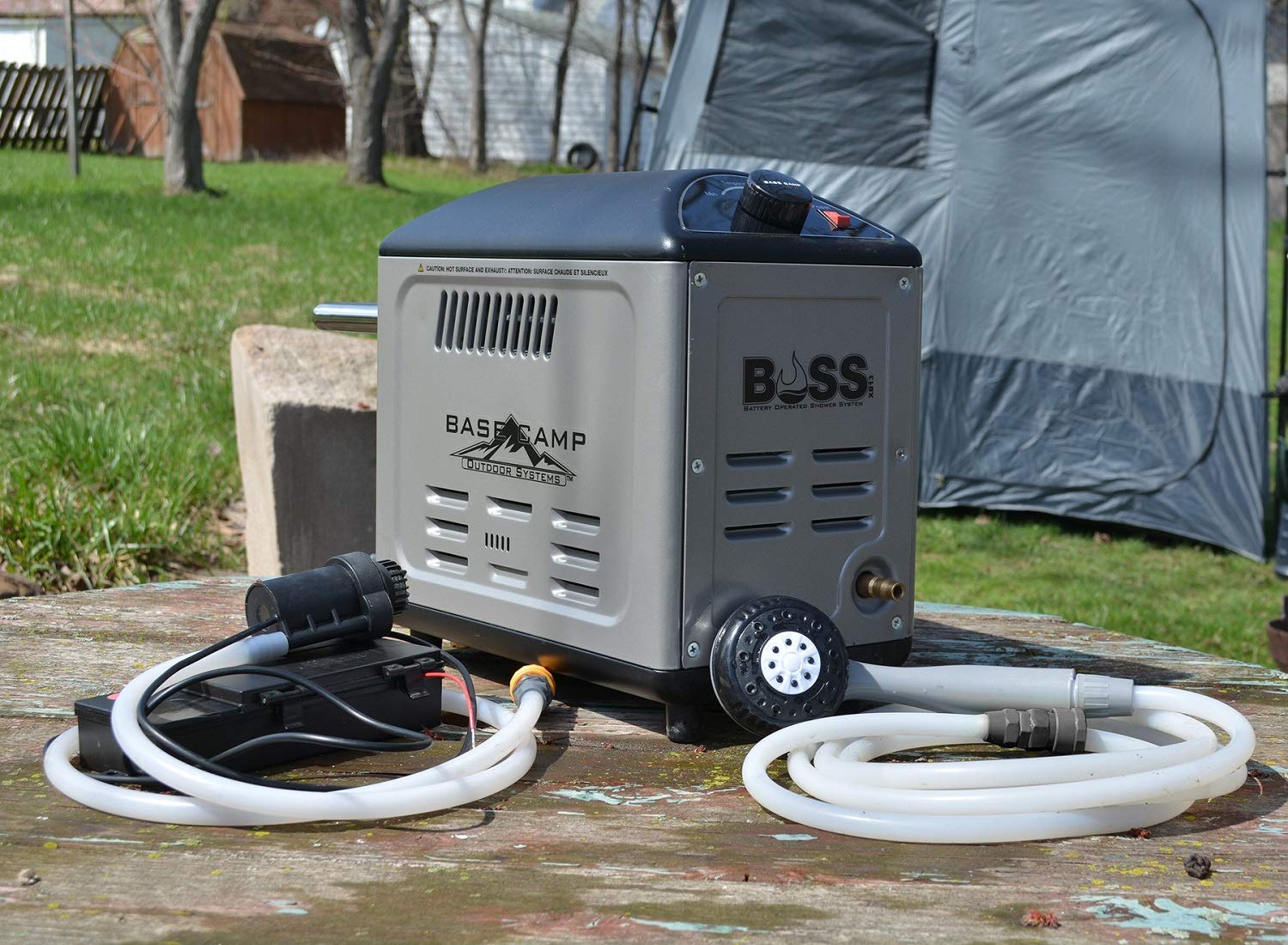 Mr. Heater Base Camp Xw18 Shower System Camping Hygiene & Sanitation Mr Heater BaseCamp BOSS-XW18 Battery