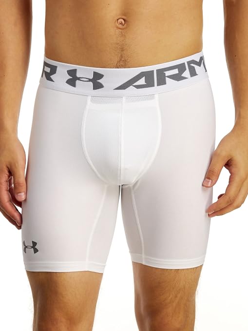 Under Armour White Spandex Shorts 