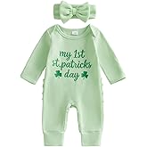 Ledy Champswiin Newborn Baby Girl Valentine Clothes Infant Heart Print Romper Jumpsuit One Piece Outfit