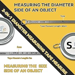 Pi Diameter Circumference Tape Measure - Imperial