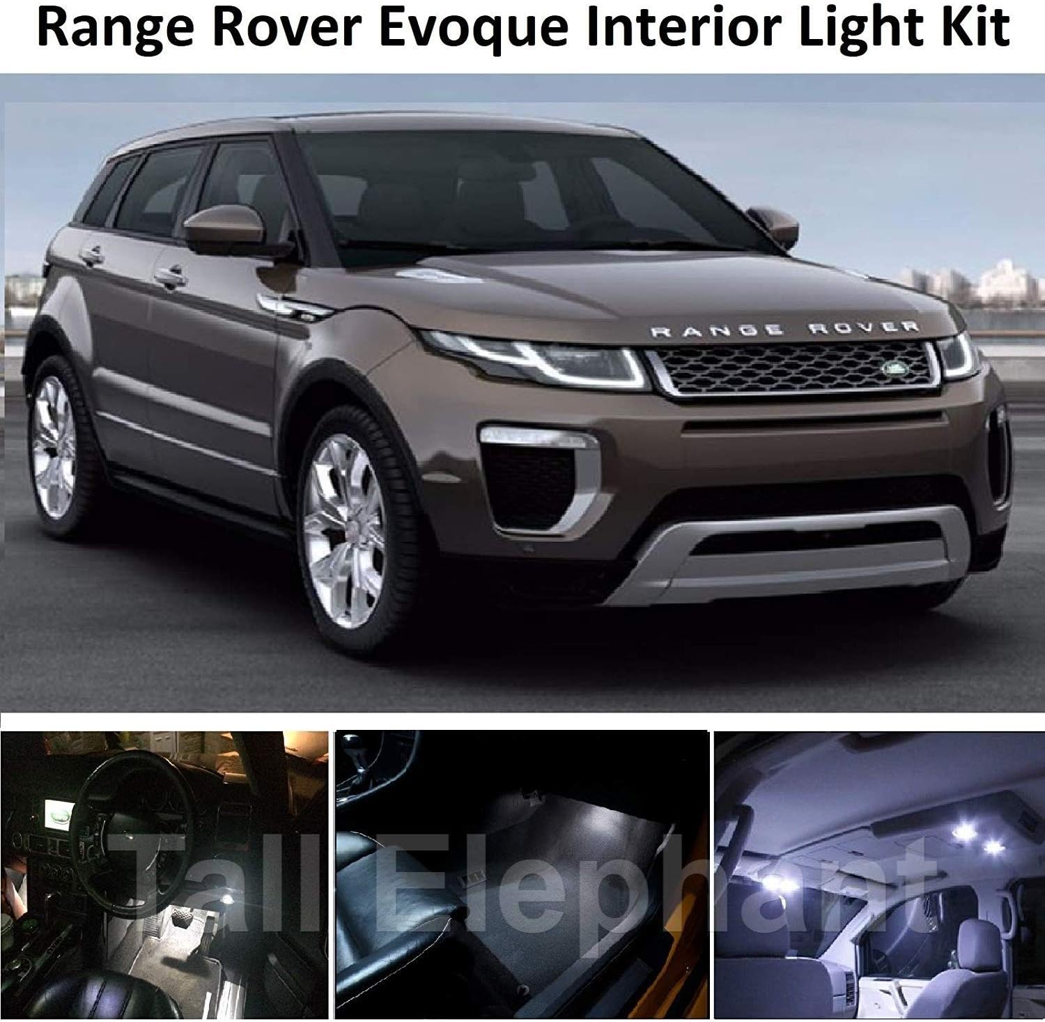 Tall ElephantPREMIUM EVOQUE FULL INTERIOR UPGRADE XENON LED KIT BULB