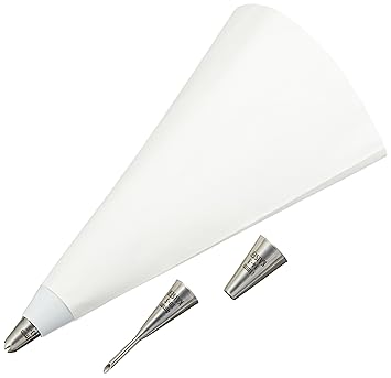 KAISER Profi-Spritzbeutel-Set 5-teilig Spritzbeutel kochfest Adapter Tüllen Inspiration Sweet & Style sehr stabiler reisfeste