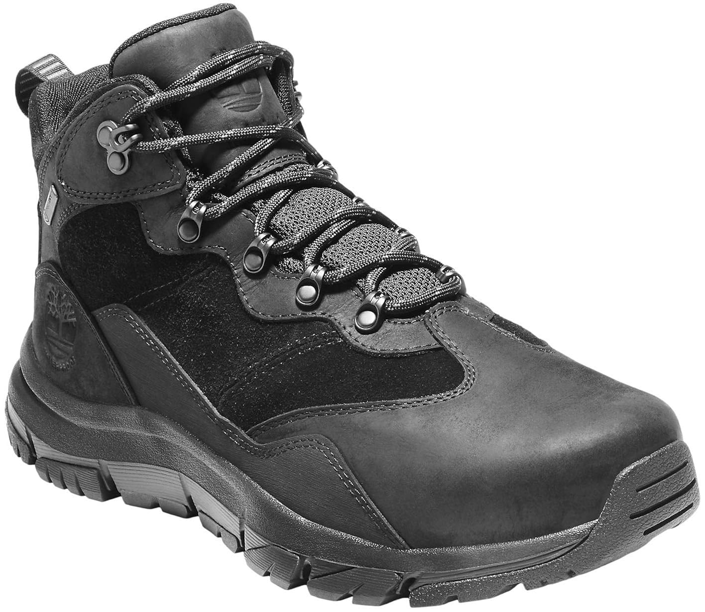black timberland hiking boots
