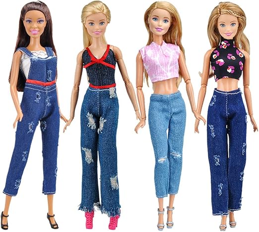 cómo hacer pantalones para barbie