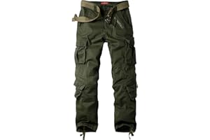 XNMAYA Women's Cargo Pants Quick Dry Casual Military Army Camo Combat Work Casual Pants with Pockets