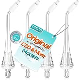 COSLUS Original C20 C50 C51 E40 C31 Flosser Replacement 4 Orthodontic Set | Replacement Heads/Tips, Compatible with COSLUS, Aquasonic, Nicwell, Oralfree, WELLFINE, Hangsun, Tovendor Water Dental Pick