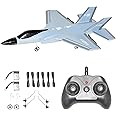 OTXKOO RC Plane Remote Comtrol Airplane RTF RC Plane, 2CH Remote Control Airplane F35 Jet Indoor Outdoor 2.4GHz Radio Control Aircraft for Kids Boys Beginner