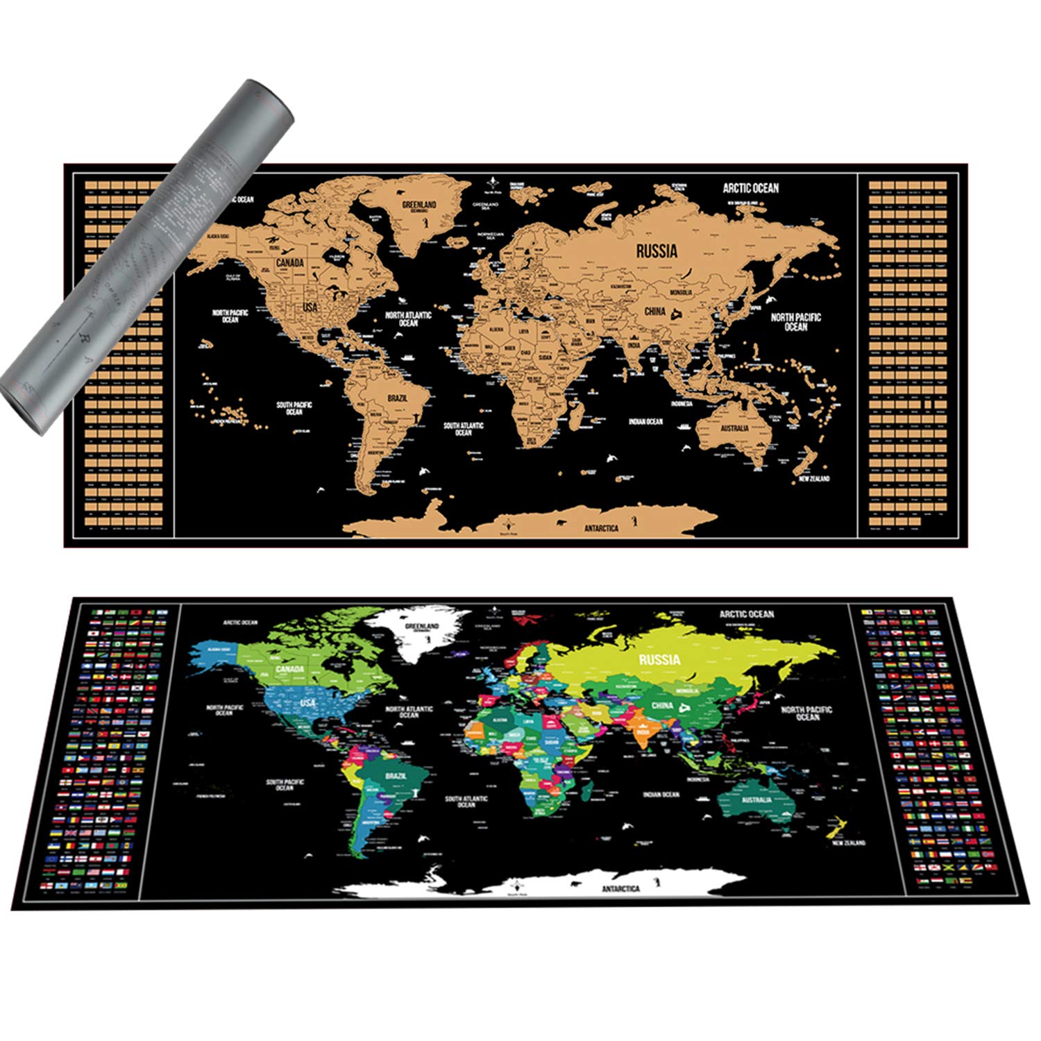 scratch off world map poster with us states and country flags Tenger Scratch Off World Map Poster Includes Us States And Country scratch off world map poster with us states and country flags