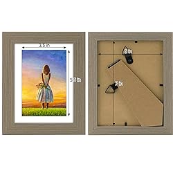 Golden State Art, 5x7 Picture Frame Set of 4