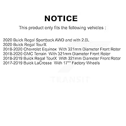 CMX Front Rear Ceramic Brake Pads Kit Replacement