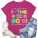 NEWKA 80s Shirt for Women: Retro Vintage 80s' Party Tshirt 80's Cassette Tape Tee Shirt