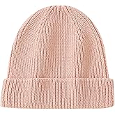 Hadetoto Cotton Baby Beanie Toddler Winter Hat Knit Boys Girls Warm Kids Beanies Skull Cap for 0-8 Years