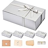 LIFELUM Gift Boxes with Lids,5 Pack 13.85 x 8.35 x