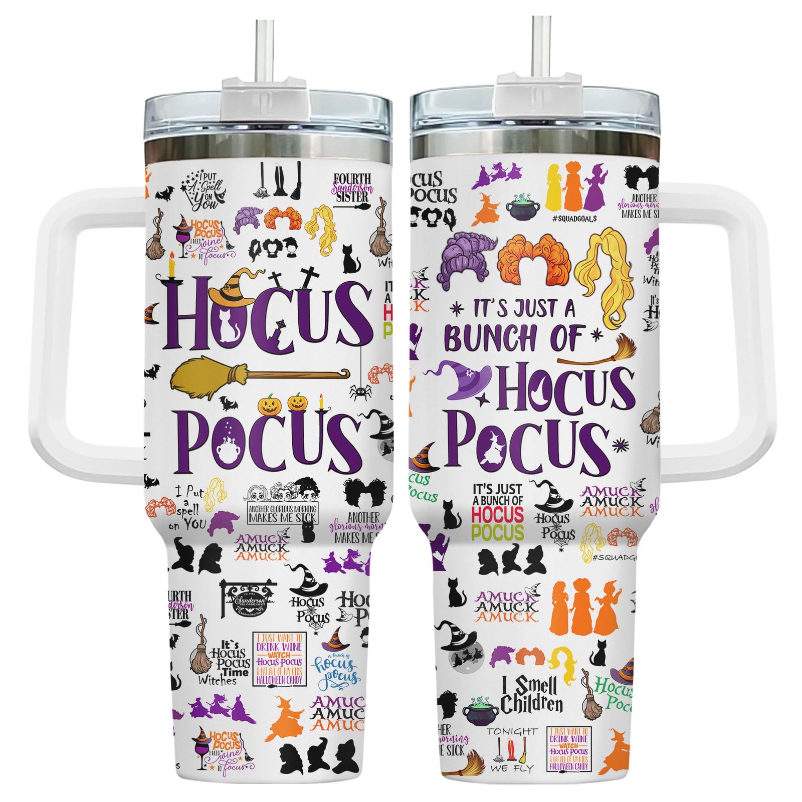 34HD 40oz Stainless Steel Hocus Tumbler with