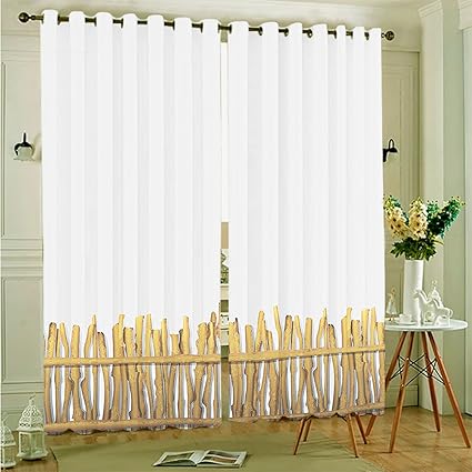 Amazon Com Two Panel Set Window Curtain Farm House Decor Rough