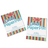 Melissa & Doug Easel Pad Bundle 50 Sheets 2-Pack