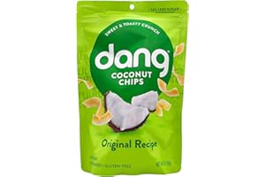 Dang Toasted Coconut Chips | Original | 1 Pack | Vegan, Gluten Free, Non GMO, Healthy Snacks Made with Whole Foods | 3.17 Oz 