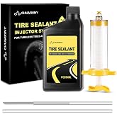 CHUMXINY Tubeless Tire Sealant, 500ML Injectable MTB Tire Sealant, Seals Air Holes Up to 6.5 mm, Suitable for Mountain Bike and Road Bike Tires
