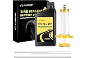 CHUMXINY Tubeless Tire Sealant, 500ML Injectable MTB Tire Sealant, Seals Air Holes Up to 6.5 mm, Suitable for Mountain Bike and Road Bike Tires