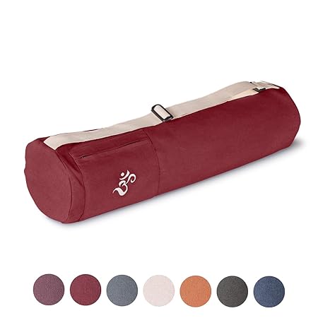 Lotuscrafts Yogatasche Mysore aus Bio-Baumwolle - Fair & Ökologisch GOTS Zertifiziert - Yoga-Tragetasche ideal für Yogamatten
