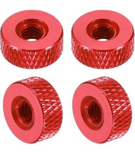 Rustark 46-Piece Knurled Thumb Nut Set – 6 Sizes M3 To M10, Nickel-Plated Carbon Steel, Adjusting Nuts For 3D Printers, Machinery, Furniture & DIY