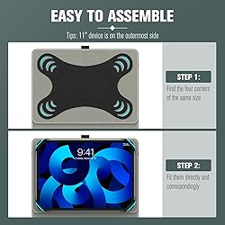 MoKo 9 10 10.1 inch Android Tablet Case,Slim 360