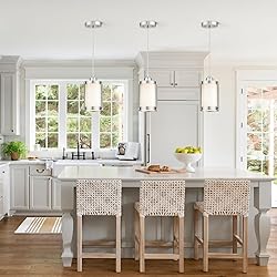 Osimir Brushed Nickel Pendant Lights Kitchen