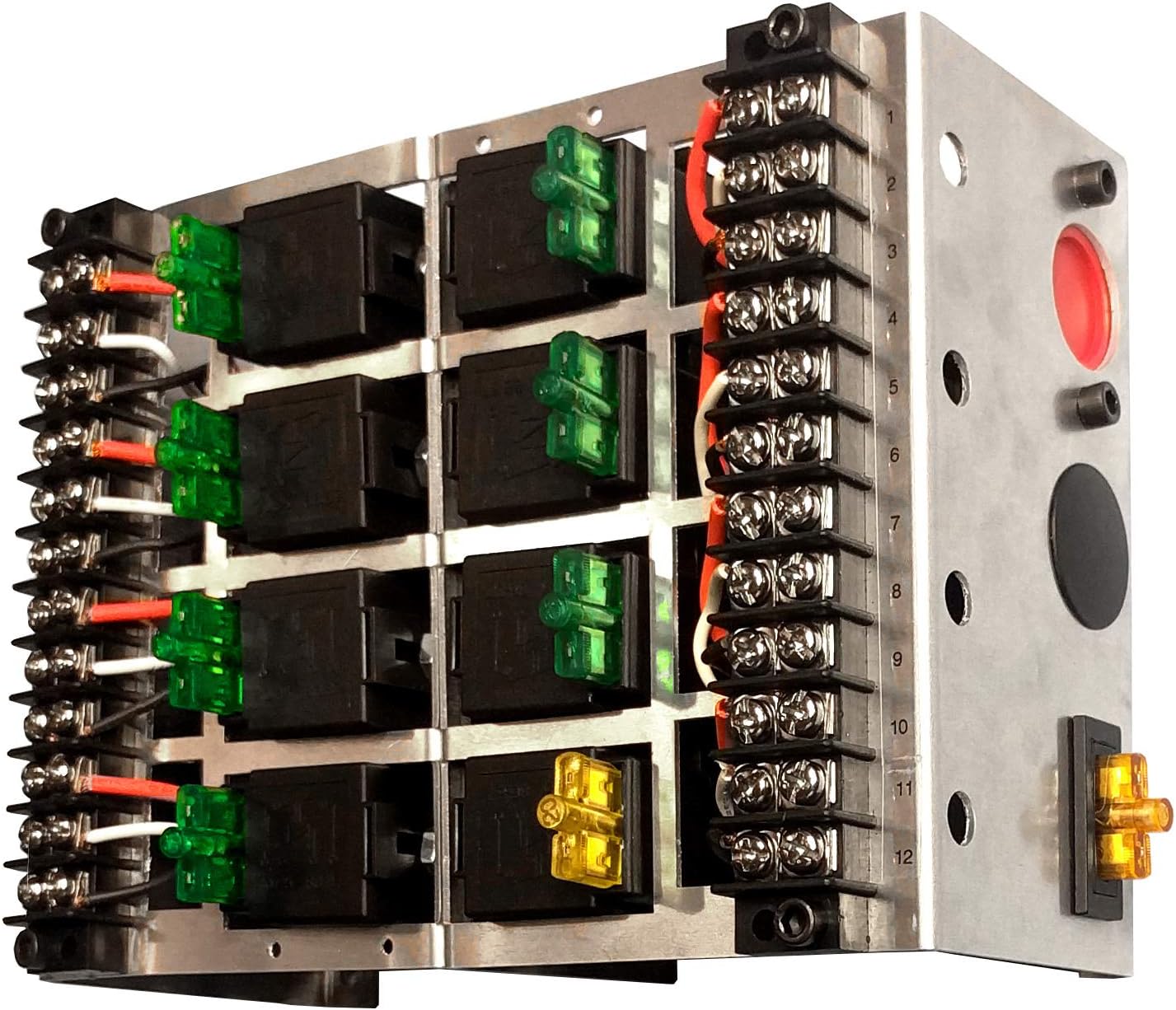 MGI SpeedWare Relay Fuse Panel Box and Wiring Kit 12vDC (8 Relay