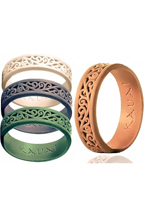 Womens Silicone Wedding Ring ThunderFit Silicone Wedding Rings (8