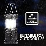 Jsdoin 2 Pack LED Camping Lantern Portable Battery Operated Foldable Hook view 4