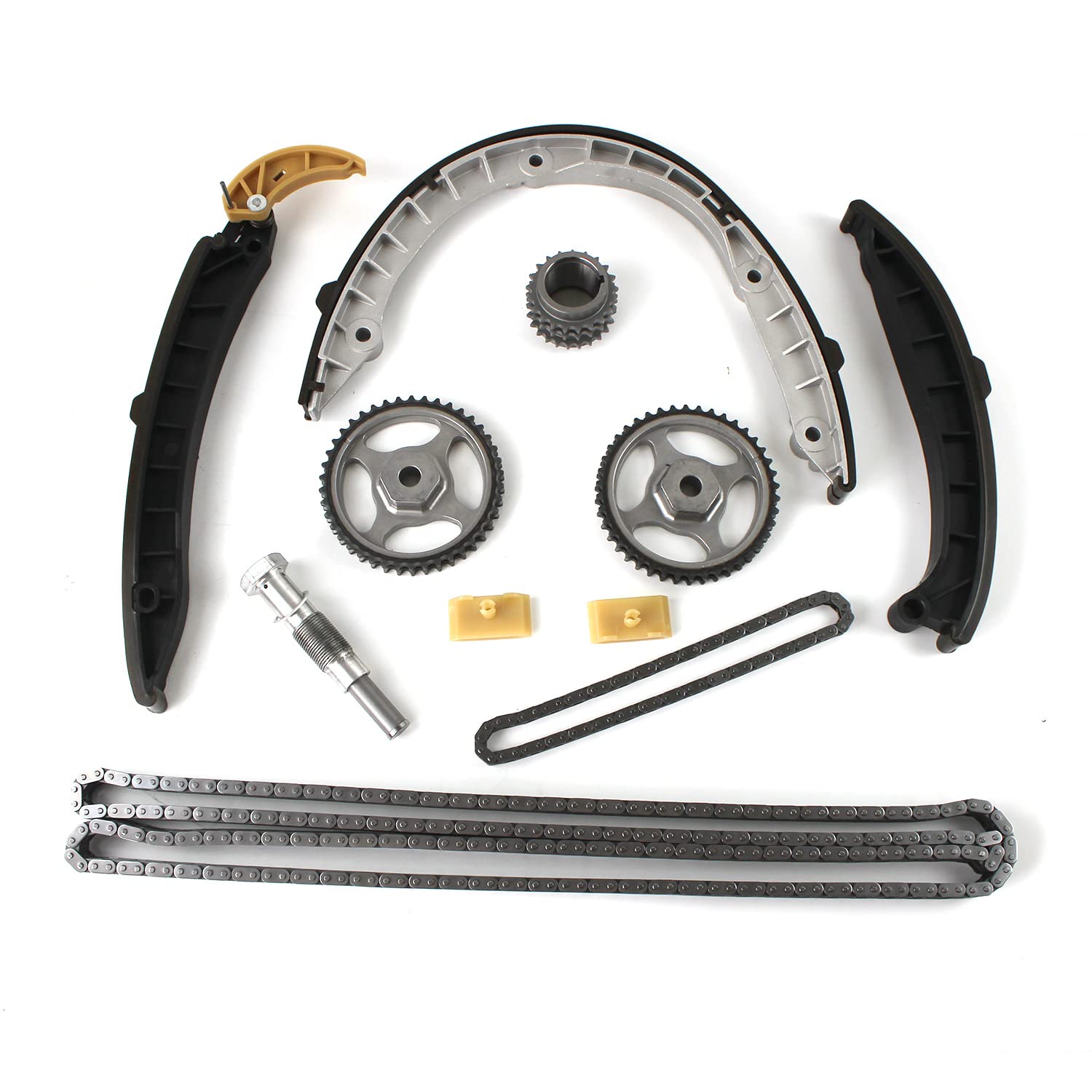 Photo 1 of DEEGOOLY 94810516612 Timing Chain Kit Fit for 2008-2010 Cayenne 957, for 2011-2014 Cayenne 958, for 2010-2013 Panamera 970 4.8L V8 2008-2016 Engine Aftermarket Parts Replace 94810506811