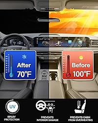 2025 Upgrade Front Windshield Sunshade fit for Ford