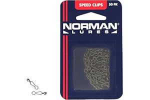 Norman Lures Speed Clips for Quick and Easy Fishing Lure Attachement