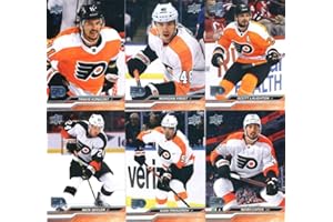 2023-24 Upper Deck Series 1 Veteran Philadelphia Flyers Team Set of 6 Cards: Morgan Frost(#132), Scott Laughton(#133), Noah Cates(#134), Ivan Provorov(#135), Nick Seeler(#136), Travis Konecny(#137) - Sportscard Superstore