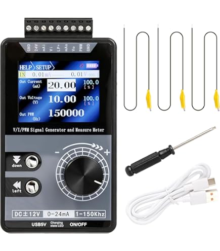 UCTRONICS DC ±10V 0/4-20mA Current Voltage Signal Generator, USB