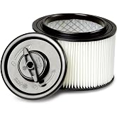Vacmaster VFCF Washable Cartridge Filter for 4-5 Gal Wet/Dry Vacs