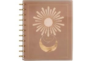 THE HAPPY PLANNER Happy Planner Disc-Bound Planner Jan.–Dec. 2026, Includes 3 Extra Months and 2 Sticker Sheets, Big Size, 8.5" x 11", Dashboard Layout, Star Lover
