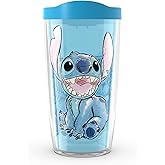 Tervis Disney - Lilo & Stitch Hawaii Made in USA Double Walled Insulated Tumbler Travel Cup Keeps Drinks Cold & Hot, 16oz, Classic