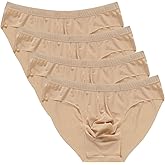 YATEEN Mens Traceless Underwear Ice Silk Briefs