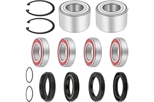 JAVIK Front&Rear Heavy Duty Wheel Bearing Seal Kit for Yamaha Grizzly 450 400 2007-2014 Kodiak 450 400 2005-2006 Big Bear 400-IRS 2007-2012 Grizzly 350-IRS 2007-2011