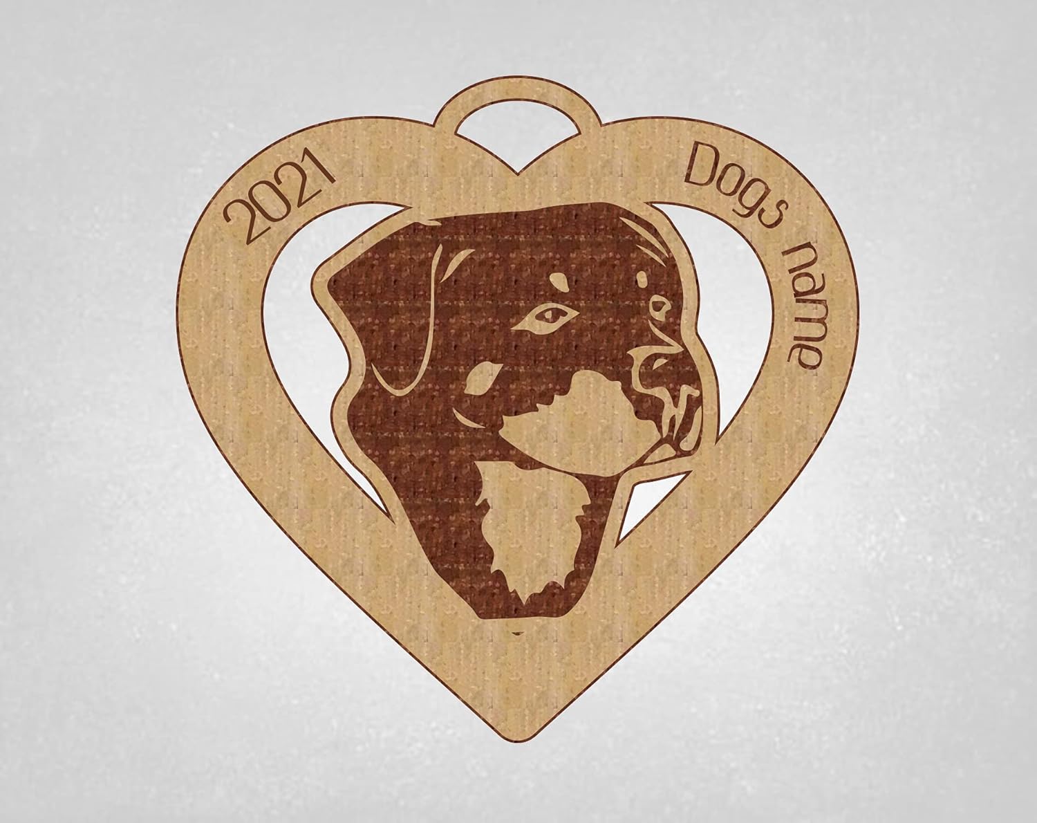 Rottweiler, Rottweiler Ornament, Personalized Rottweiler