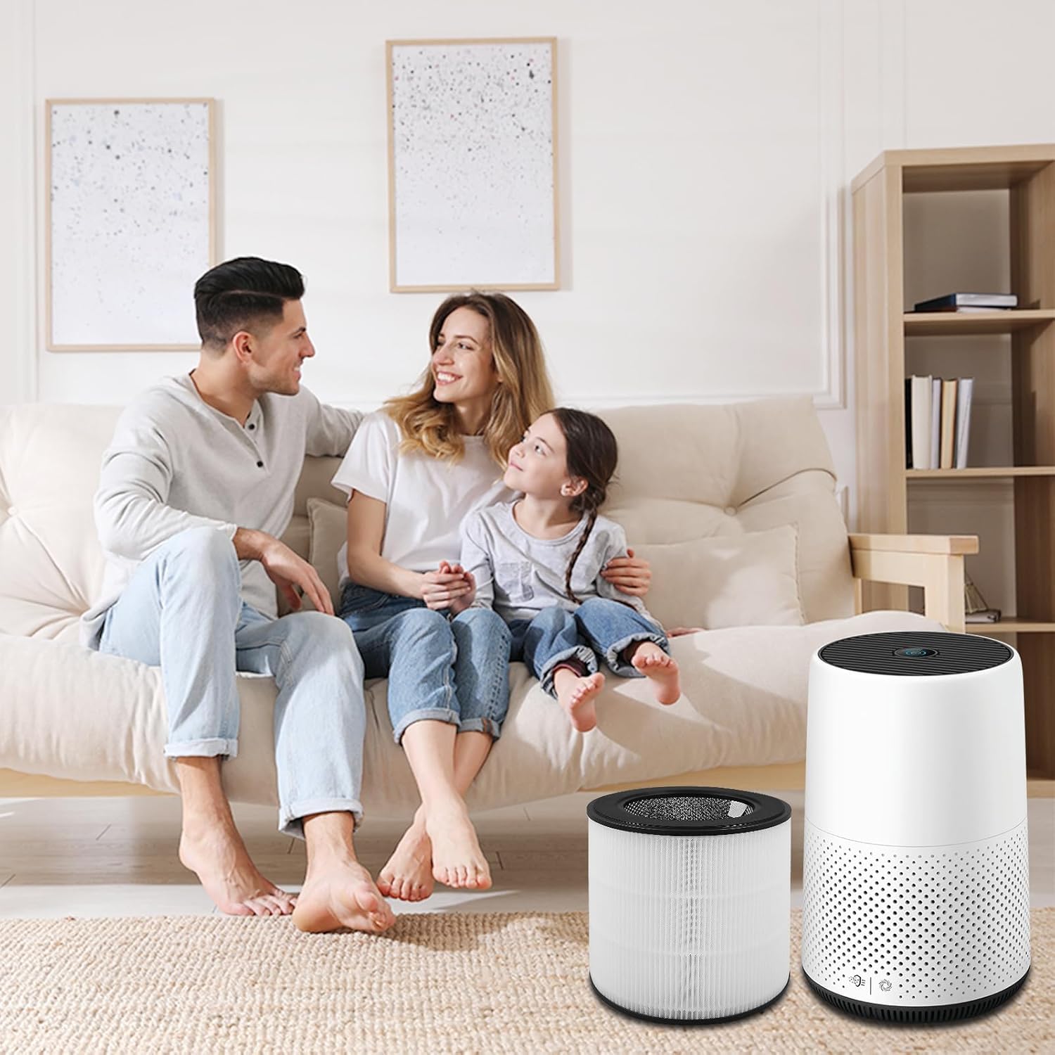 FY0293/30 Ersatzfilter für Philips Serie 800 Luftreiniger, 2 Stück 7