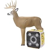 SHOOTER Buck 3D Archery Target, Replaceable Insert for Long Life, Weather-Resistant Construction, High-Density Impact-Response Foam Withstands Field Points, Broadheads, and Expandables