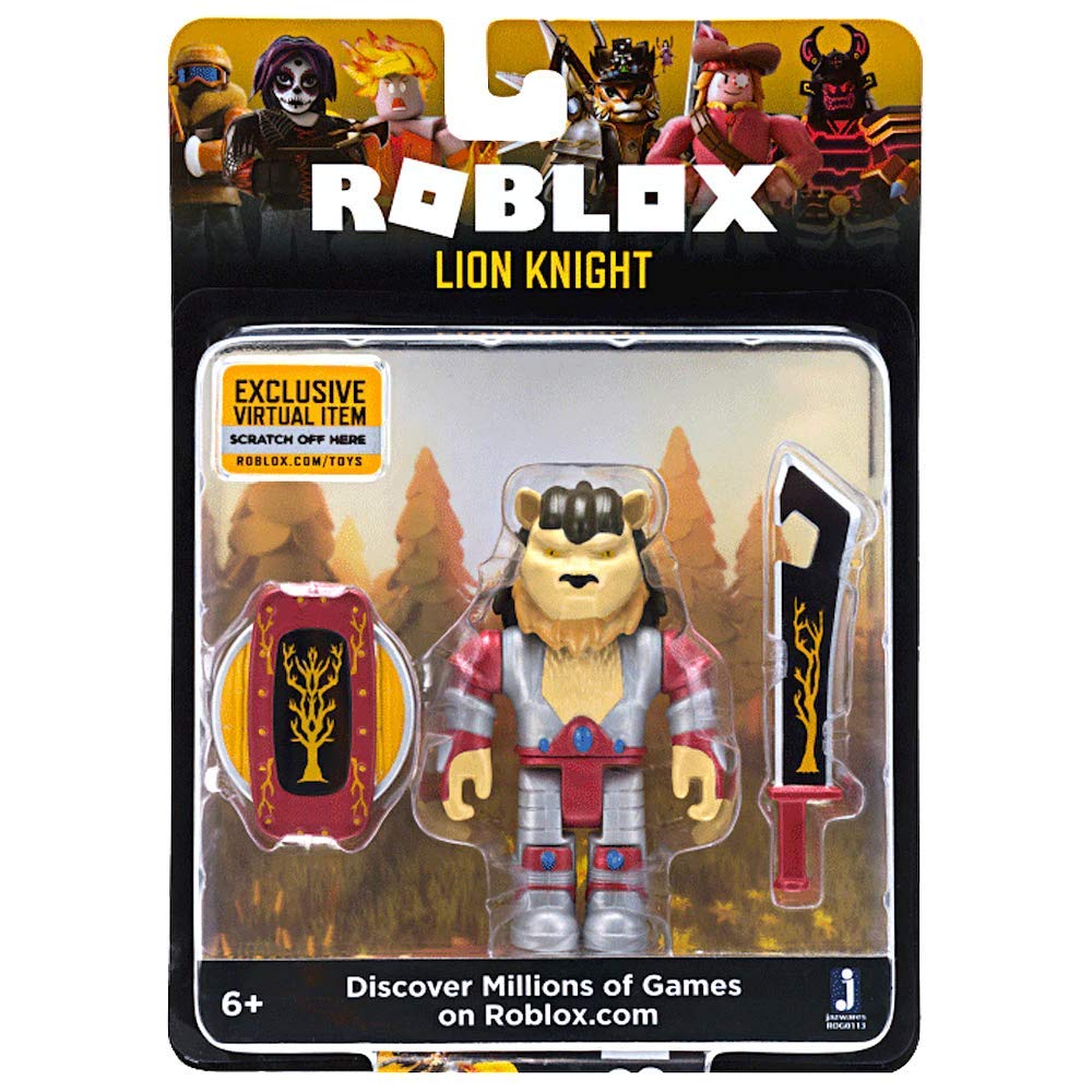 Roblox Lion Knight 2.75 Inch Figure with Exclusive Virtual Item Code