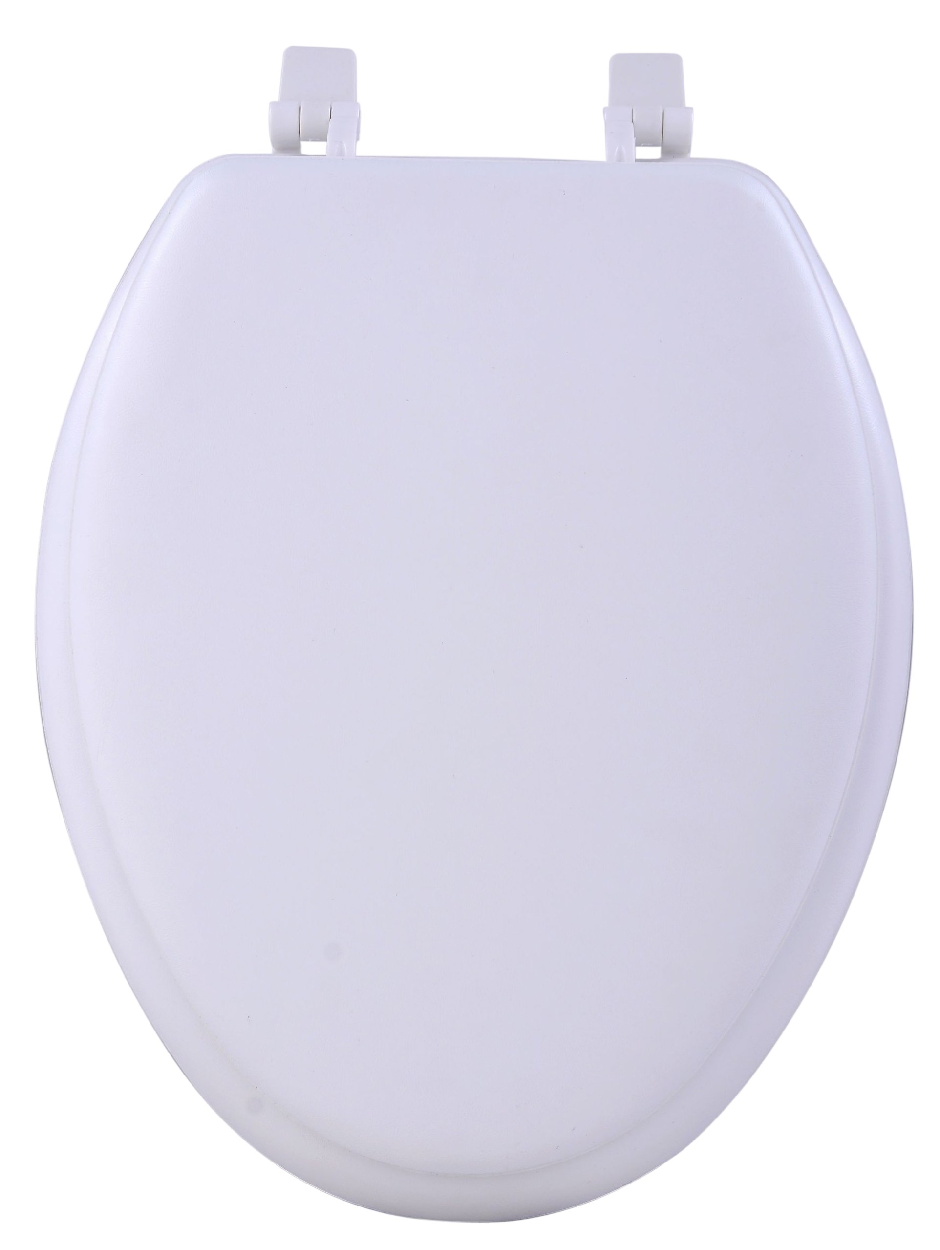 Achim Home Furnishings TOVYELWH04 19-Inch Fantasia Elongated Toilet Seat, Soft White