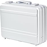 urecimy Metal Briefcase for Men, Locking Aluminum Case for Valuables, Gun Display Box, Cash Case, with Removable Foam