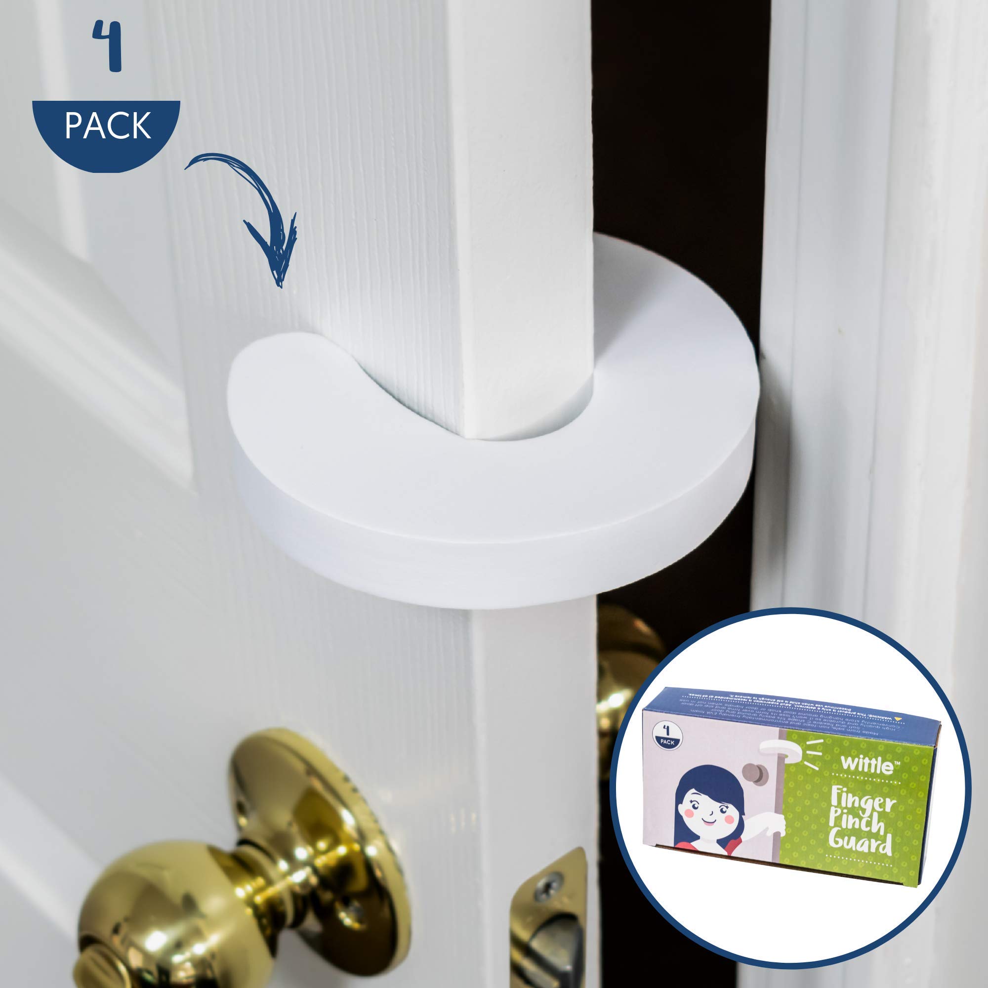 Door Slam Stopper Wittle Finger Pinch Guard - 2pk | Child Proof Doors With  Foam Door Stopper | Prevent Finger Injuries \u0026 Door Slamming | Buy Now With  Express International Delivery Door Finger Guards, image size:2000x2000